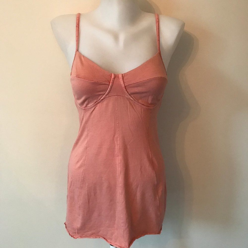Aritzia Wilfred Noho Bustier Cami Camisole Tank Bra Top Adjustable Strap Sz M - Picture 2 of 14